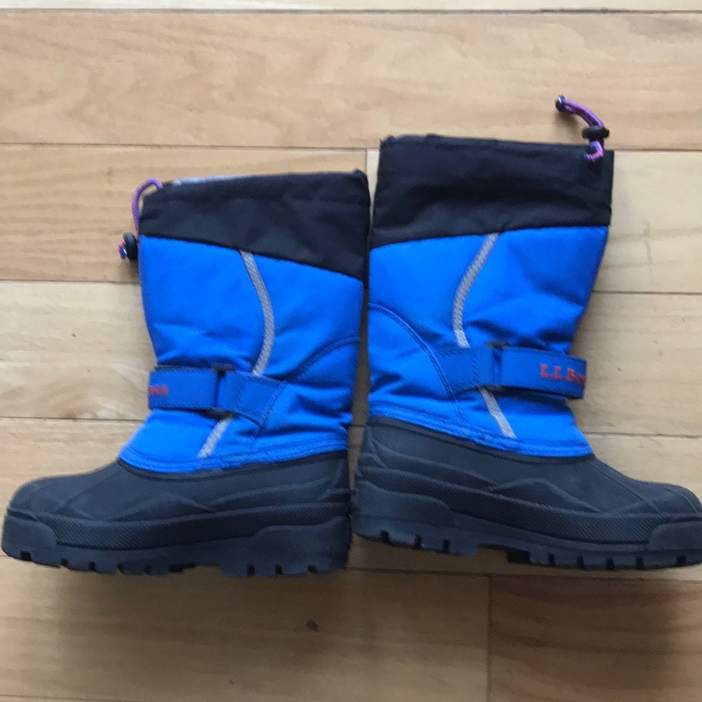 Kids snowboots llbean size 1